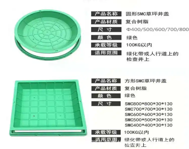 君山树脂复合种植井盖展示